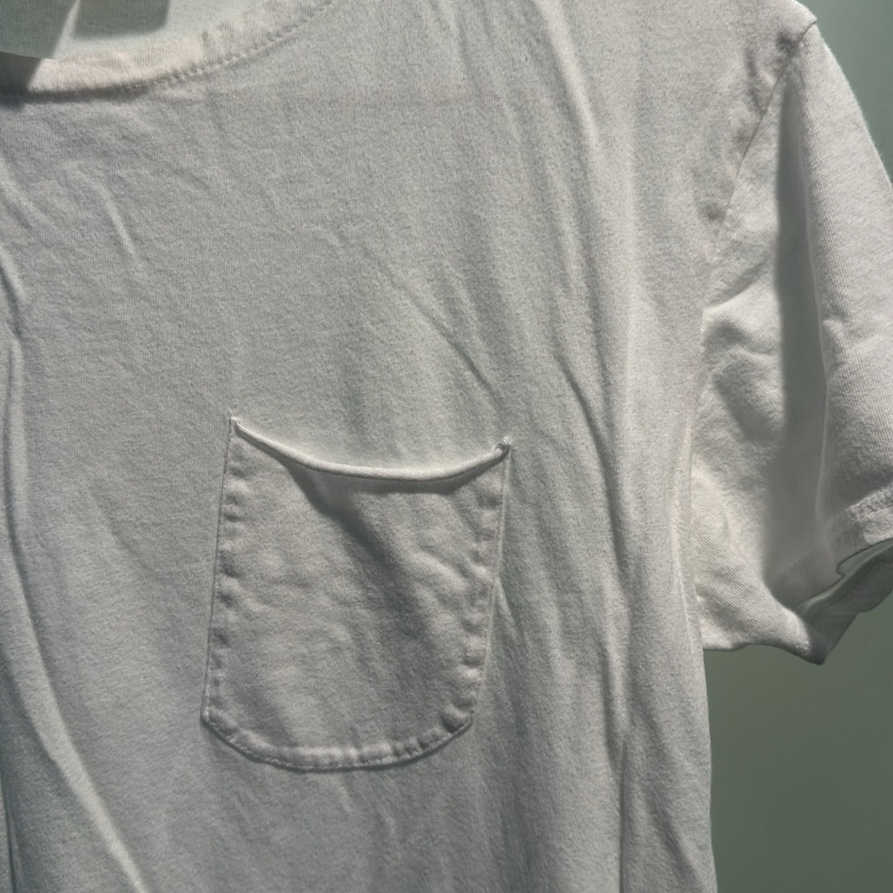 Urban Outfitters Men’s Pocket Tee - White (Size Small) - Picture 3 of 5